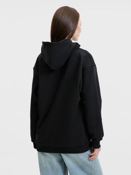 Худи унисекс оверсайз Songo, черное, размер XS/S