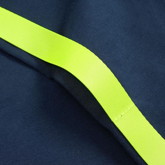 Футболка оверсайз с двойным рукавом Kosmos, темно-синяя, размер XL/XXL