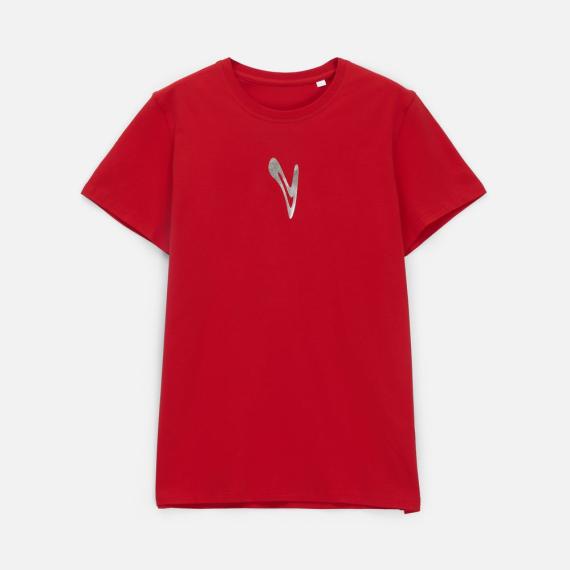 Футболка мужская T-bolka Stretch, красная, размер L