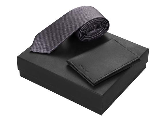 Подарочный набор Long River: обложка для паспорта, галстук