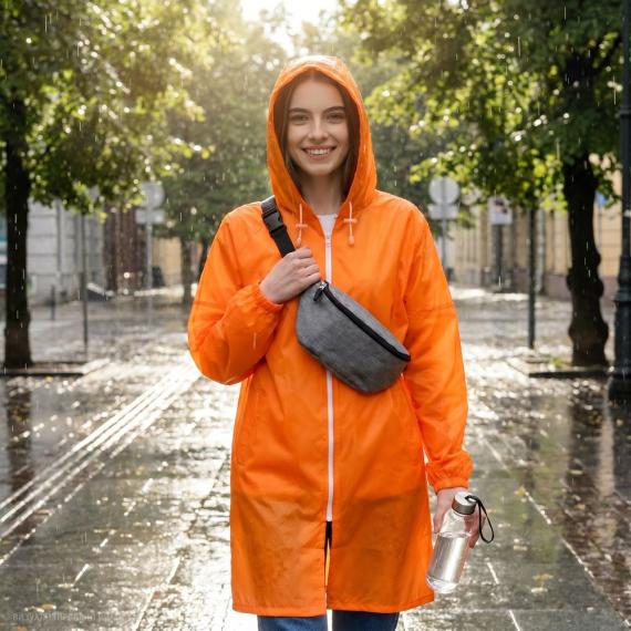 Дождевик Rainman Zip, серый, размер M