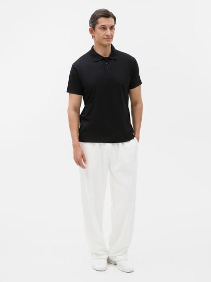 Рубашка поло мужская Prescott men 170 черная, размер XL